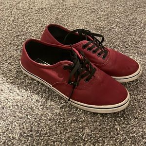 Gently used Vans Burgundy